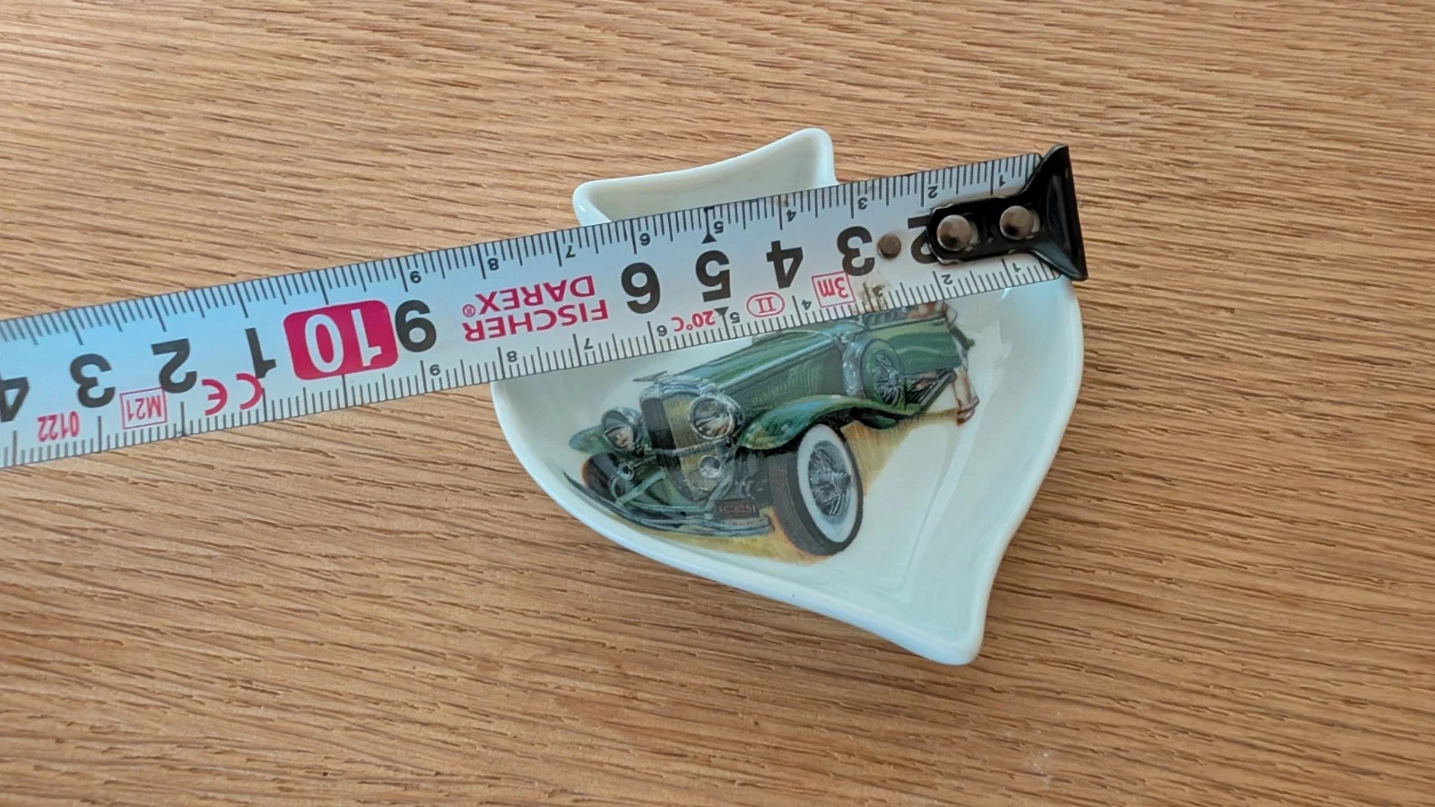 pique pocket ashtray Limoges porcelain claude brachet old car bentley – photo 8